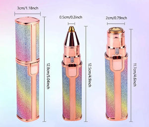 2 In 1 Eyebrow Trimmer & Hair Shaver - souqsaving.com